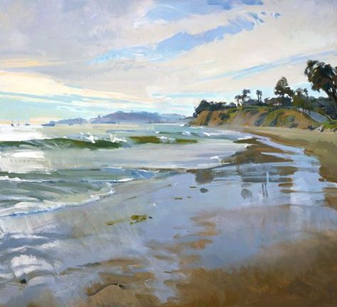 Light Butterfly, Butterfly Beach, Ocean And Beach, Seascapes Art, Southwest Art, California Art, Sea Painting, Water Art, Ocean Painting