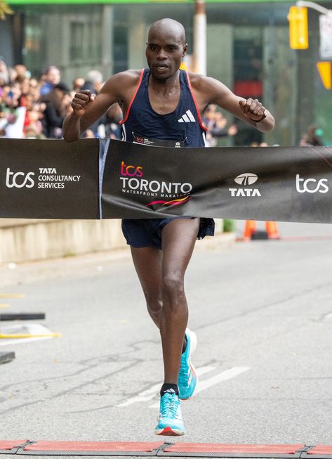 Kenyan, Elvis Cheboi, is aiming to win the TCS Toronto Waterfront Marathon for the second time this October Toronto Waterfront Marathon, Winning Time, Singing Happy Birthday, Small Boy, Yes I Have, Young Family, Television Program, Two Year Olds, Marathon Training