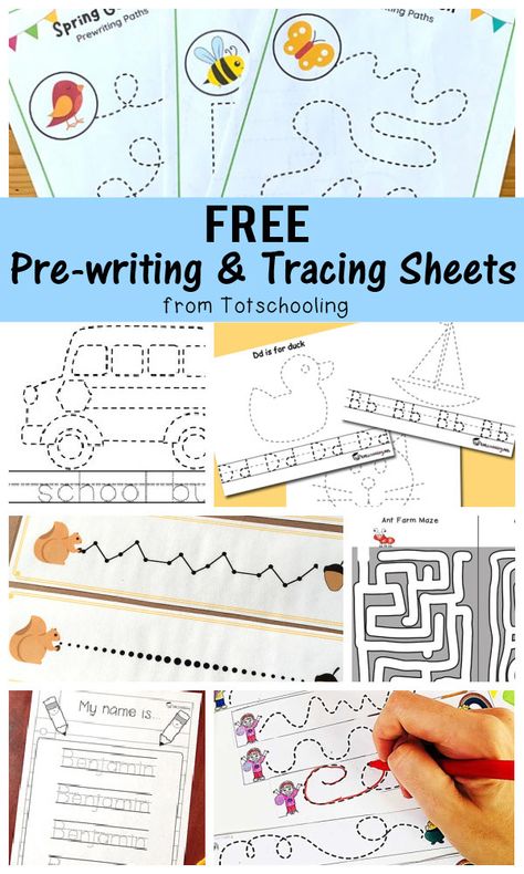 Tracing Sheets For Kindergarten, Line Writing Practice, Prewriting Letter Practice, Tracing Practice Preschool Free, Trace Names Free Printable, Letter Writing Practice Preschool, Fine Motor Tracing Free Printable, Pre Handwriting Worksheets, Preschool Tracing Activities