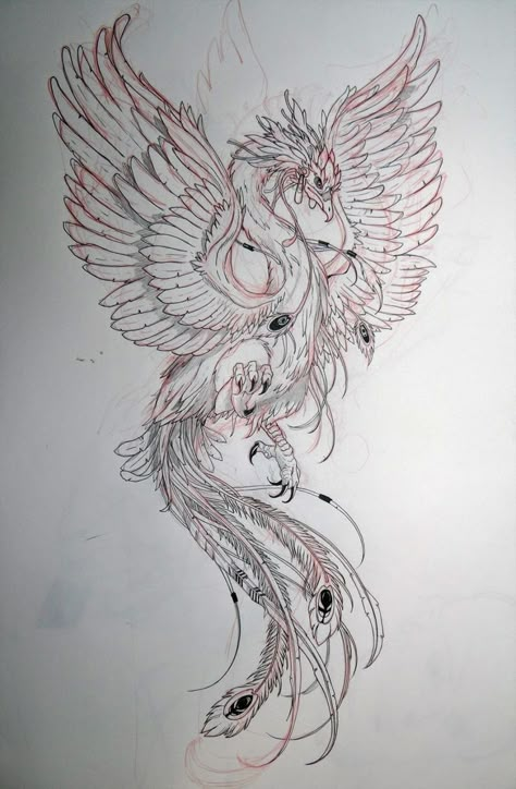 Phoenix Tattoo Sleeve, Phoenix Feather Tattoos, Phoenix Back Tattoo, Tato Phoenix, Tattoo Feather, Phoenix Tattoo Feminine, Phoenix Bird Tattoos, Phönix Tattoo, Phoenix Tattoo Design