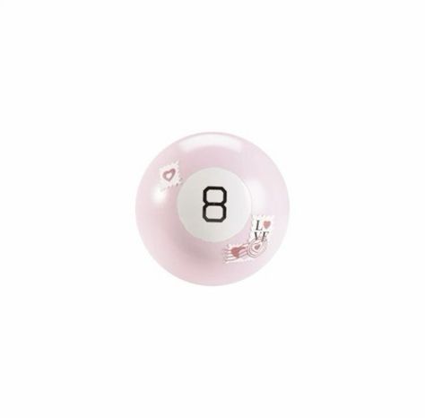 Light Pink Icons Aesthetic, 8 Ball Icon, Aesthetic Clock Icon, 8 Ball Aesthetic, Pink 8 Ball, Pink Emojis, Light Pink Icons, Coquette Things, Ig Stickers