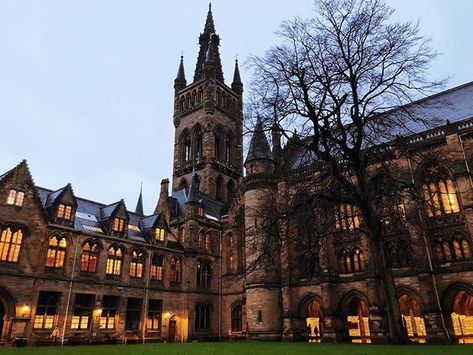 University of Glasgow Famous Structures, University Of Glasgow, Gothic Revival Architecture, Glasgow University, Edinburgh University, Revival Architecture, Architecture Quotes, Architecture History, Gothic Revival