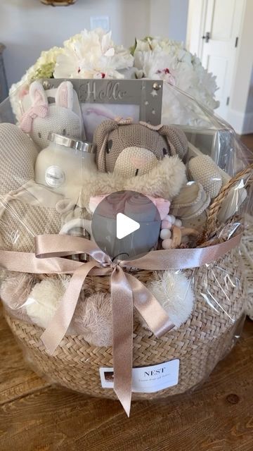 NESTcustombaskets on Instagram: "Welcome Baby Girl With One Of Our DELUXE Gift Baskets🌸@Nestcustombaskets" Baby Girl Gift Basket Ideas, Newborn Baby Girl Gift Ideas, Baby Basket Gift Ideas, Baby Girl Gift Basket, Welcome Baby Girl, Girl Gift Baskets, Diy Baby Shower Decorations, Welcome Home Baby, Baby Baskets