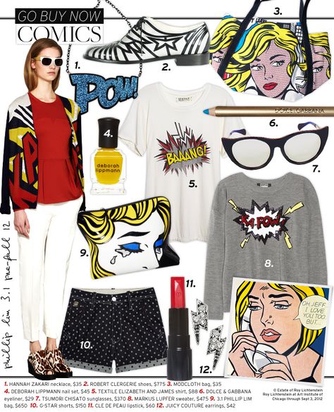 comic inspired Study Strategy, Pop Art Clothing, Pop Art Fashion, Pop Art Style, Art Clothing, Runway Trends, Lifestyle Trends, Boots Women Fashion, Trend Forecasting