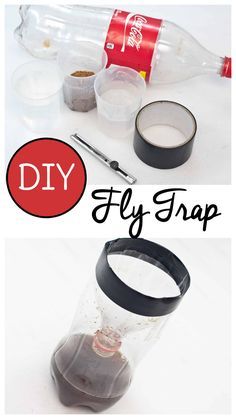 Make a homemade fly trap for indoor use with just a few simple items you probably already have on hand with this fly trap DIY! #lifehacks via @sweettmakes3 Homemade Gnat Trap, Flies Trap Diy, Homemade Fly Traps, Diy Fly Trap, Gnat Traps, Fly Spray, Household Pests, Mosquito Trap, Fly Repellant