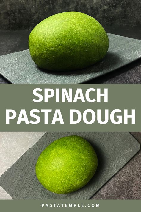 Spinach Pasta Dough, Homemade Spinach Pasta, Fresh Pasta Dough Recipe, Ravioli Dough, Fresh Pasta Dough, Homemade Pasta Dough, Pasta Dough Recipes, Colored Pasta, Spinach Ravioli