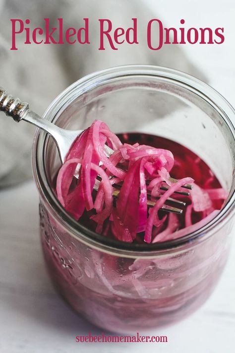 1 reviews · 15 minutes · Vegan Gluten free · Serves 1 · Pickled Red Onions are a simple mixture of ingredients, that transforms raw onions to a crispy, tangy condiment. Add them to salads, sandwiches, eggs, and burgers. The possibilities are endless! Best Pickled Red Onions, Pickled Red Onion Recipe, Tuna Patties Healthy, Spicy Pickled Onions, Classic Egg Salad Sandwich, Pickled Cauliflower, Red Onion Recipes, Easy Fish Tacos, Quick Pickled Red Onions