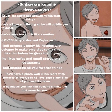 Sugawara Koushi Headcanon, Koshi Sugawara Fanart, Suga X Yn Haikyuu, Sugawara As Your Boyfriend, Sugawara Headcanons, Daichi X Yn, Sugawara X Yn, Sugawara Koushi Fanart, Sugawara Fanart