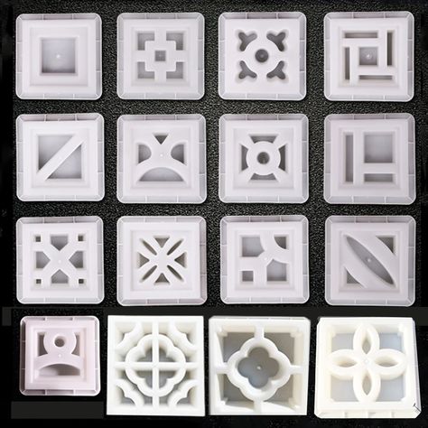 19.1US $ 17% OFF|Cement Brick Mold Plastic Decorative Wall Window Mould Antique Garden Buildings Ornament Concrete Hollow Cement Brick Molding - Paving Molds - AliExpress Brick Mold, Window Molding, Brick Molding, Interior Led Lights, U Shaped Pillow, Antique Garden, Wall Window, Island Art, Cloth Pads