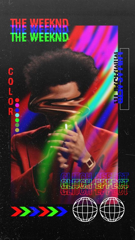 #posterideas #designideas #glitch #theweeknd Glitch Poster Graphic Design, Glitch Poster Design, Hyperpop Poster, Glitch Graphic Design, Glitch Movie, Glitch Poster, Neon Arcade, Glitch Photo, Graphic Design Newspaper