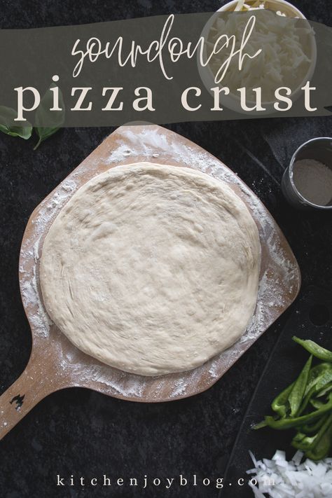 Kitchen Joy Sourdough, Frozen Sourdough Pizza Crust, Sourdough Discard Pizza Dough To Freeze, Sourdough Pizza Crust Quick, Sourdough Pizza Crust Farmhouse On Boone, Simple Life Home Sourdough Pizza, Creamy Chicken And Noodles, Sourdough Pizza Crust, Sourdough Bread Sandwiches