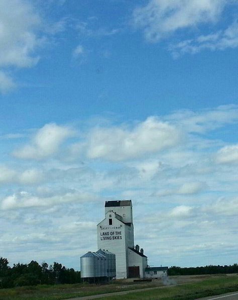 Saskatchewan! :) Saskatchewan Aesthetic, Rural Aesthetic, Olivia Aesthetic, Grain Elevators, Eagle Painting, Saskatchewan Canada, O Canada, 2024 Vision, Big Sky