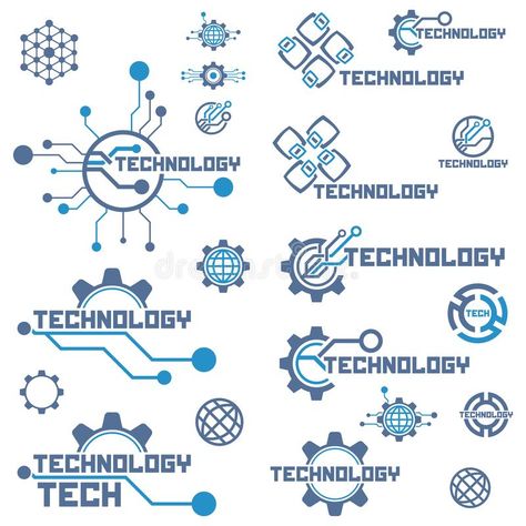 Electronic Logo, Hi Tech Logo, Web Development Logo, Electronics Logo Design, Technology Logo Design, Technology Design Graphic, Computer Logo, Electronics Logo, Space Logo