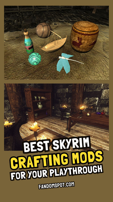 Skyrim Tips And Tricks, Skyrim Mods, Aesthetic Design, Skyrim, Vanilla