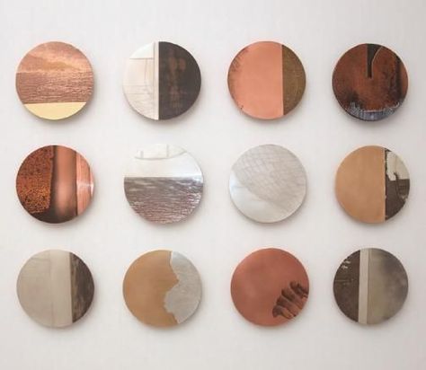 Rebecca Gouldson, "Circular Wall Pieces" Wal Art, Saatchi Gallery, Contemporary Crafts, Wall Installation, Art Accessories, Wall Sculptures, Metal Wall Decor, A Group, Installation Art