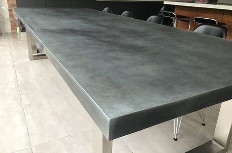 Contemporary Zinc Furniture - Zinc Tables - Zinc Top Dining Table Zinc Worktop Kitchen, Zinc Dining Table, Zinc Top Dining Table, Chrom And Metal Top Work Table, Zinc Bar Top, Manhattan Cafe, Zinc Table Top, Zinc Table, Bar Designs