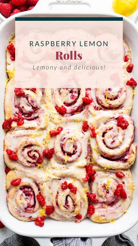 We all love cinnamon rolls, but have you tried lemon raspberry rolls?! These amazing Raspberry Lemon Poppy Seed Rolls are a tart and fruity twist on the classic and are guaranteed to fill your morning with bright flavors and delight.