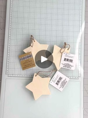 7/8/24 See what I made with Dollar Tree Stars and a secret item from Dollar Tree | #dollartree #stars #stamps #bow #diy | By Chalk It Up FancyFacebook Diy Christmas Ornaments Dollar Tree, Dollar Tree Wood Ornament Diy, Chalk It Up Fancy, Star Crafts, Amish Bread, Bow Diy, Ornaments Homemade, Winter Decorating, Tree Craft