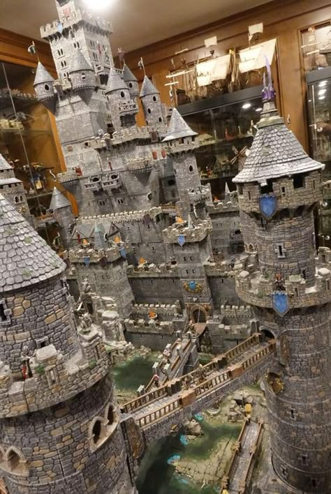 Castles Topic, Terrain Building, Miniature Castle, Tiny Castle, Model Castle, Dwarven Forge, Dnd Terrain, Miniature Terrain, Small Castles