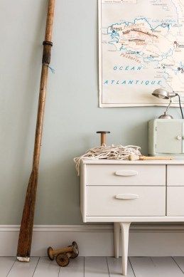 Colour Focus : Blue Interiors | Design Soda: Interiors Blog | Colour, Pattern, Patina Light Blue Nursery, Farrow Bal, Top Paint Colors, Borrowed Light, Farrow & Ball, Oval Room Blue, Light Blue Paints, Blue Gray Paint, Farrow And Ball Paint