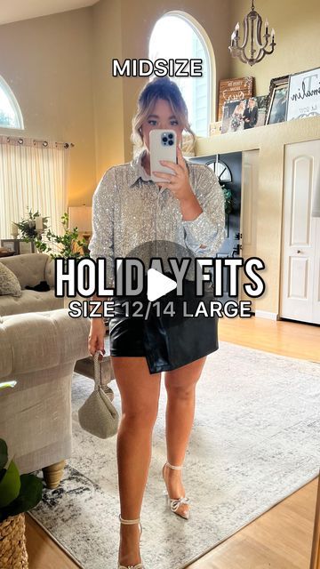 Shelby Scott on Instagram: "MIDSIZE HOLIDAY FITS | 🎅🎄 Comment “link” & I’ll send you a DM to shop this entire haul. I’m so excited to help you style your midsize body confidently this holiday season!! 🎄🤩 Follow for more @shelbysaywhatblog & I’ll be back to sharing thanksgiving outfits tomorrow, don’t worry 🦃✨" Curvy Girl Holiday Outfit, Midsize Body Outfits, Size 10 Outfits, Midsize Winter, Chubby Girl Outfits, Outfit Midsize, Mid Size Outfits, Chubby Style, Girls Holiday Outfit