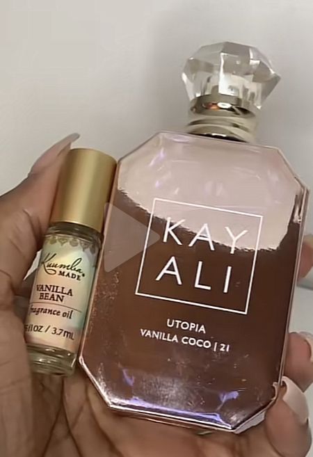 Kay Ali Perfume Vanilla Coco, How I Layer Vanilla Perfume, Kuumba Made Vanilla Bean, Vanilla Coconut Scent Aesthetic, Vanilla Almond Perfume, Best Coconut Vanilla Perfume, Vanilla And Coconut Aesthetic, Kuumba Made Oil Vanilla, Target Vanilla Perfume