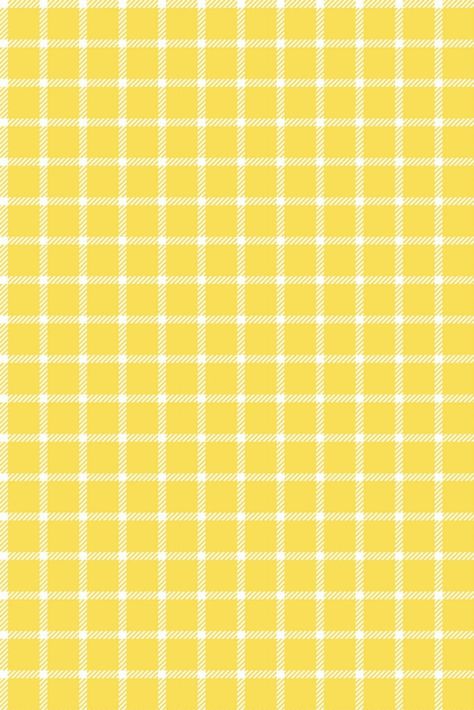 Gingham, Yellow, Furniture