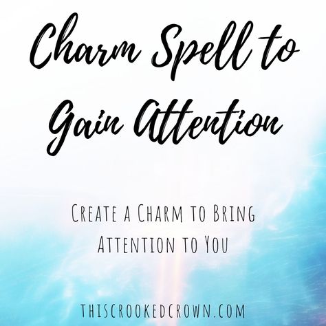 A simple but effective charm to gain attention. This can be used when you want to be flattered, charm someone at a bar or club, show well at an audition or interview, or stand out in a crowd. I wouldn't particularly consider this a kind spell. It gains attention, but it doesn't necessarily gain good … Continue reading A Charm Spell to Gain Attention Spell To Get Someones Attention, Attention Spell, Charm Spell, Glamour Spell, Crowd Drawing, Charmed Spells, Spiritual Tips, Stand Out In A Crowd, Charmed Tv Show