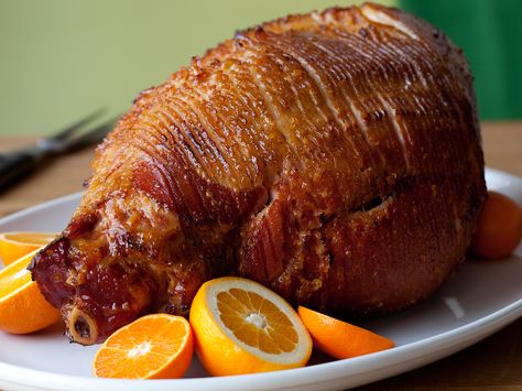 Orange Glazed Ham, Baked Ham Recipe, Honey Baked Ham Recipe, Ham Recipes Baked, Easter Ham, Honey Ham, Honey Baked Ham, Ina Garten Recipes, Ham Recipe