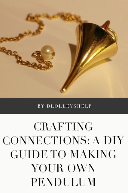 Crafting Connections: A DIY Guide to Making Your Own Pendulum Pendulum Necklace Diy, How To Make Pendulums, Homemade Pendulum, Diy Pendulum, Personal Energy, Divination Tools, Everyday Objects, Diy Tools, Diy Necklace