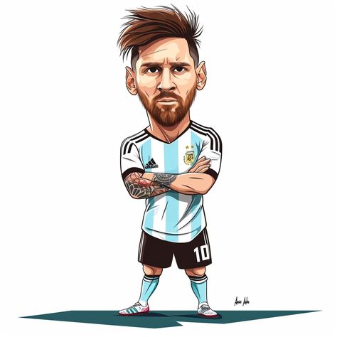 Messi Illustration, Messi Poster, Cradle Ceremony, Football Fever, Messi Argentina, Caricature Drawing, كريستيانو رونالدو, Leo Messi, Lionel Messi