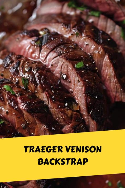 How to Smoke Venison Backstrap on a Traeger Deer Backstrap Recipes, Venison Tenderloin Recipes, Wild Game Dinner, Smoked Venison, Venison Backstrap Recipes, Bbq Meals, Backstrap Recipes, Venison Tenderloin, Venison Backstrap