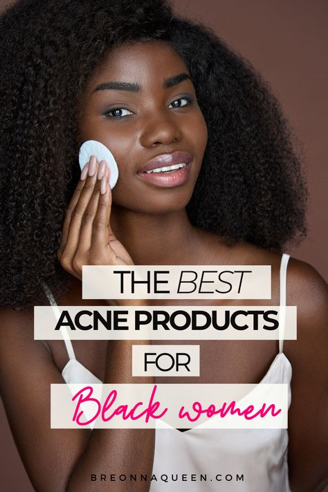 Skin Routine For Acne Prone Skin, Acne Products That Work, Get Rid Of Dark Spots On Face, Skin Care Solutions Acne, Skin Care For Dark Skin, How To Stop Pimples, Remove Pimples, Pimples Under The Skin, Acne Products