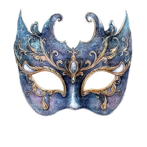 Silver masquerade mask