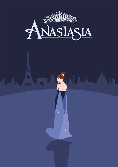 Anastasia Princess, Movie Poster Illustration, Disney Anastasia, Anastacia Disney, Anastasia 1997, Anastasia Fanart, Anastasia Movie, Anastasia Musical, Disney Mignon