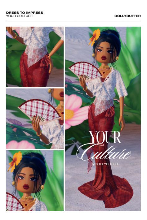 Dress to Impress ; Theme: Your Culture - Philippines  by dollybutter   inspo #dresstoimpress #dti #dtihacks #dresstoimpressideas #dresstoimpressoutfits #philippines #dresstoimpresstheme #roblox #culture #robloxdresstoimpress Your Culture Dress To Impress Philippine, Philippines Dti Outfits, Philippines Dress To Impress, Your Culture Dress To Impress, Philippines Dress, Philippines Outfit, Rh Outfits, Dti Hacks, Philippines Culture