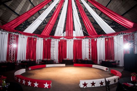 Under the Big Top Tent Circus Big Top Tent, Circus Stage Design, Under The Big Top Theme, Diy Circus Tent, Circus Tent Wedding, Circus Stage, Carnival Tent, Circus Fashion, Under The Big Top