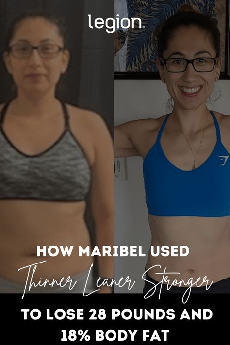 How Maribel Used Thinner Leaner Stronger to Lose 28 Pounds and 18% Body Fat "The best feeling is seeing how my body looks now and feeling amazing in my own skin." -Maribel after following the #ThinnerLeanerStronger program! Check out her story here: https://bit.ly/3rsqTPa Thinner Leaner Stronger, Leg Routine, Workout Splits, Best Feeling, Fitness Activities, Health Conditions, Muscle Groups, Body Fat, Build Muscle