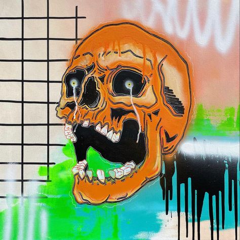 Terry Urban, Trill Art, Skeleton Art, Gcse Art, Screen Printing Designs, Funky Art, Urban Art, Art Inspo, Art Style