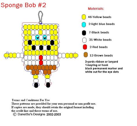 Spongebob Jewelry, Pony Bead Animals, Bead Lizard, Seed Bead Bracelets Tutorials, Bead Animals, Pony Bead Projects, Pony Bead Bracelets, Pony Bead Crafts, Seed Bead Crafts