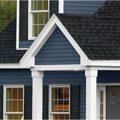 Clay Vinyl Siding, Georgia Pacific Vinyl Siding, Blue Vinyl Siding, White Vinyl Siding, Vinyl Siding Colors, Clapboard Siding, Siding Colors, House Siding, Coastal Blue