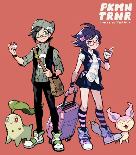 Pokemon Trainer Poses, Pokemon Trainer Outfits, Pokemon Poses, Pokemon Ocs, Old Pokemon, Pokemon Rpg, Pokemon Adventures Manga, Doodle Characters, Oc Pokemon