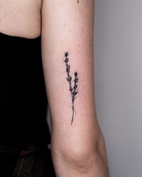 Lavender Tattoo, Petit Tattoo, Delicate Tattoo, Abstract Tattoo, Skin Art, Tiny Tattoos, Tattoo Sketches, Back Tattoo, Maple Leaf Tattoo