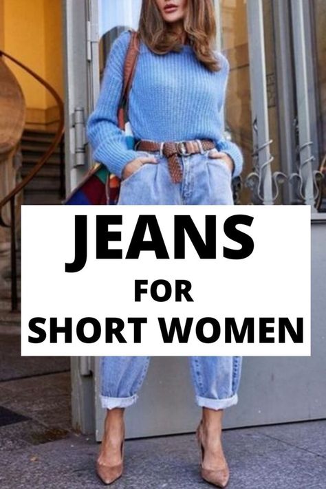 Best Jeans For Short Women, Jeans For Short Legs, Where To Buy Jeans, Cuffed Jeans Outfit, Jeans For Short, Best Mom Jeans, Loose Jeans Outfit, Jeans For Petite Women, Mom Jeans Outfit Summer