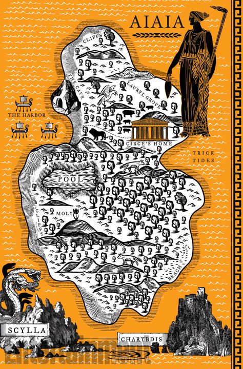 Map from Madeleine Miller’s Circe Circe Madeline Miller Fanart, Map Of Narnia, Imaginary Places, The Mysterious Island, Achilles And Patroclus, His Dark Materials, Greek And Roman Mythology, Greek Mythology Art, Special Place In My Heart