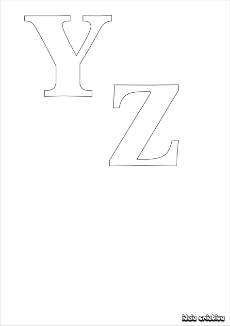 Large Printable Letters Free Templates, Large Letter Templates Printable Free, Letter Stencils Printables Templates, 2 Inch Letter Stencils Printable Free, Big Printable Alphabet Letters (a To Z), Free Stencils Printables Templates, Stencil Lettering, Letter Stencils Printables, Stencils Printables Templates