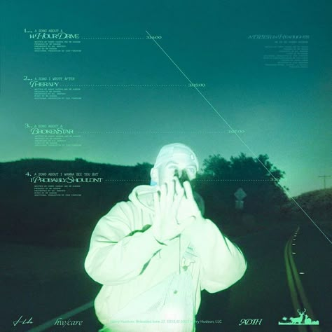 Graphic Design, Harry Hudson, Tracklist Deer In Headlights Art, Ep Cover Art Ideas, Ep Cover Design, Music Cover Art Design Graphics, Album Tracklist Design, Tracklist Aesthetic, Cd Cover Design Ideas, Cover Art Music Ideas, Album Cover Design Ideas