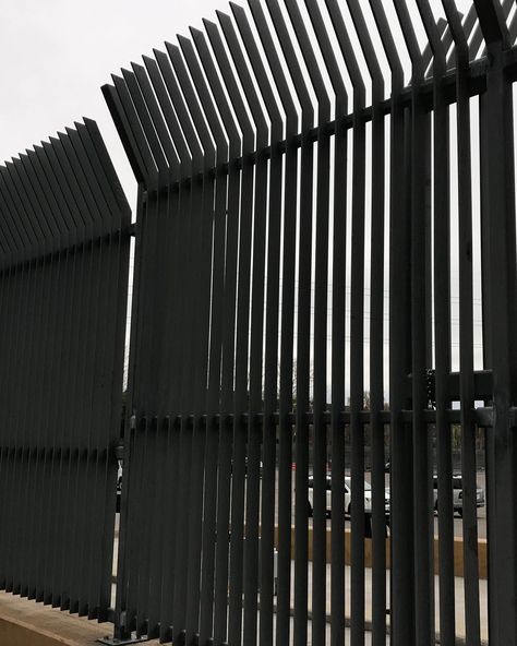 Security at its finest 👌 Our Astro security fences are designed to enhance the protection of a property or area by preventing unauthorized access. Made with steel palisades, these fences can be constructed between 6-8 feet tall or up to 12 feet for maximum security. Applications include residential, commercial, industrial, government and military. #CommercialSecurityFence #HighSecurityFence #securityfencedesign #securityfence #palisadefencing #steel #steelfence #steelpalisade #metalfence #... Security Fencing, Expanded Metal Fence, Fence Spikes Security, Security Fence Residential, Security Fence, Steel Fence, Metal Fence, Metal Crafts, Fence