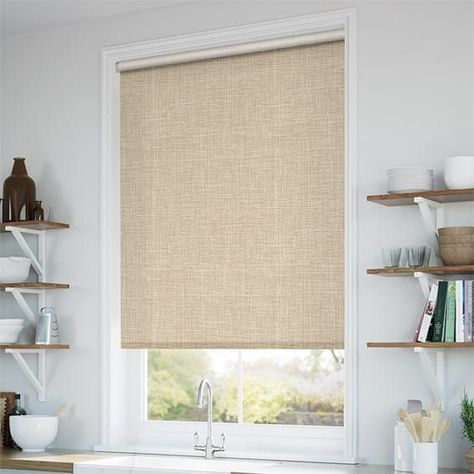 Roller shades Roller Shades Kitchen, Blinds For Small Windows, Roller Shades Bedroom, Beige Roller Blinds, Roller Shades Living Room, Beige Blinds, Roller Blinds Kitchen, White Roller Blinds, Pvc Blinds