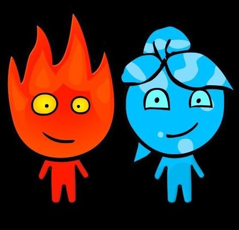 Iconic Couples Cartoons, Dynamic Duo Characters, Halloween Costumes Iconic Duo, Best Duos In Cartoons, Fireboy And Watergirl Costume, Literally Us Duo, Duo Cartoon Characters, Fire Boy And Water Girl, Iconic Duos Cartoon